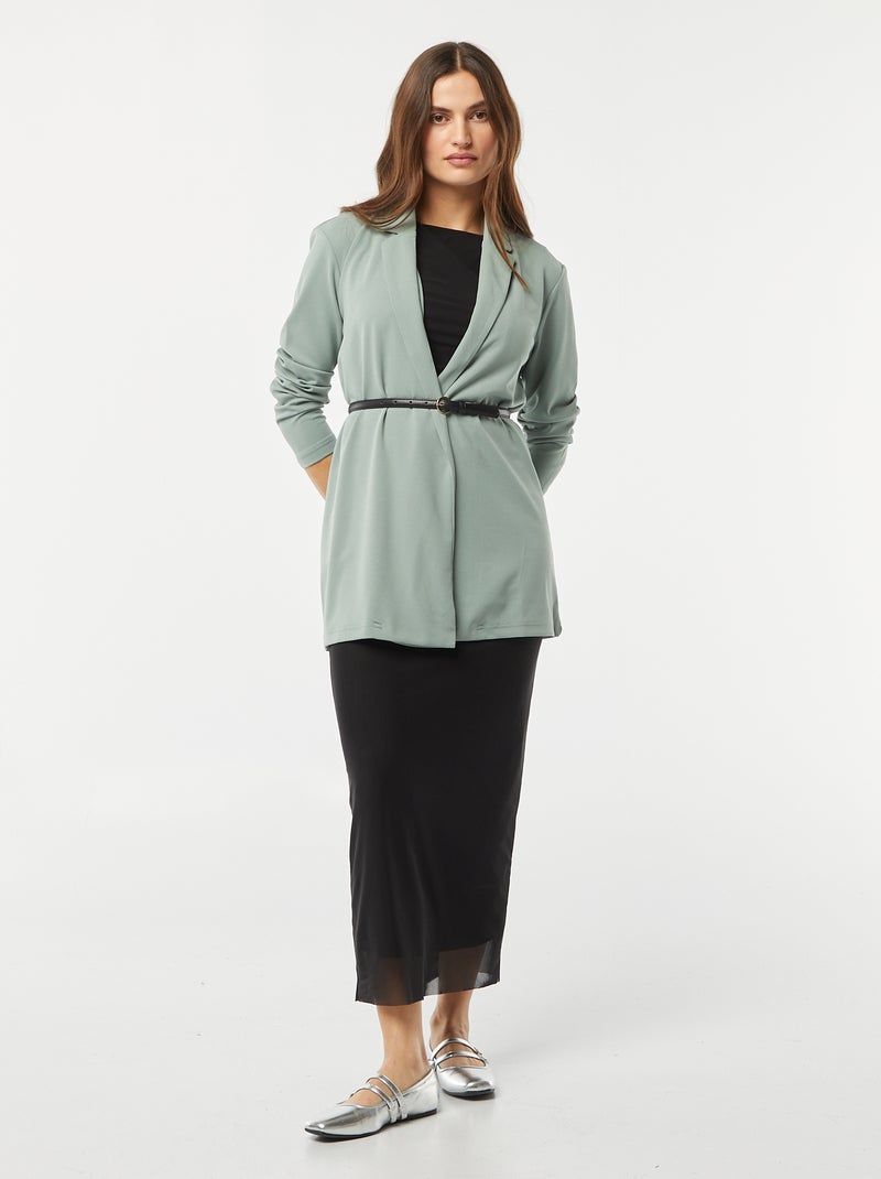 Giacca blazer midi morbida 'JDY' GRIGIO - Kiabi
