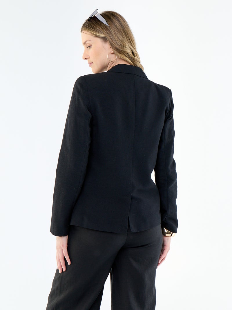 Giacca blazer midi Nero - Kiabi