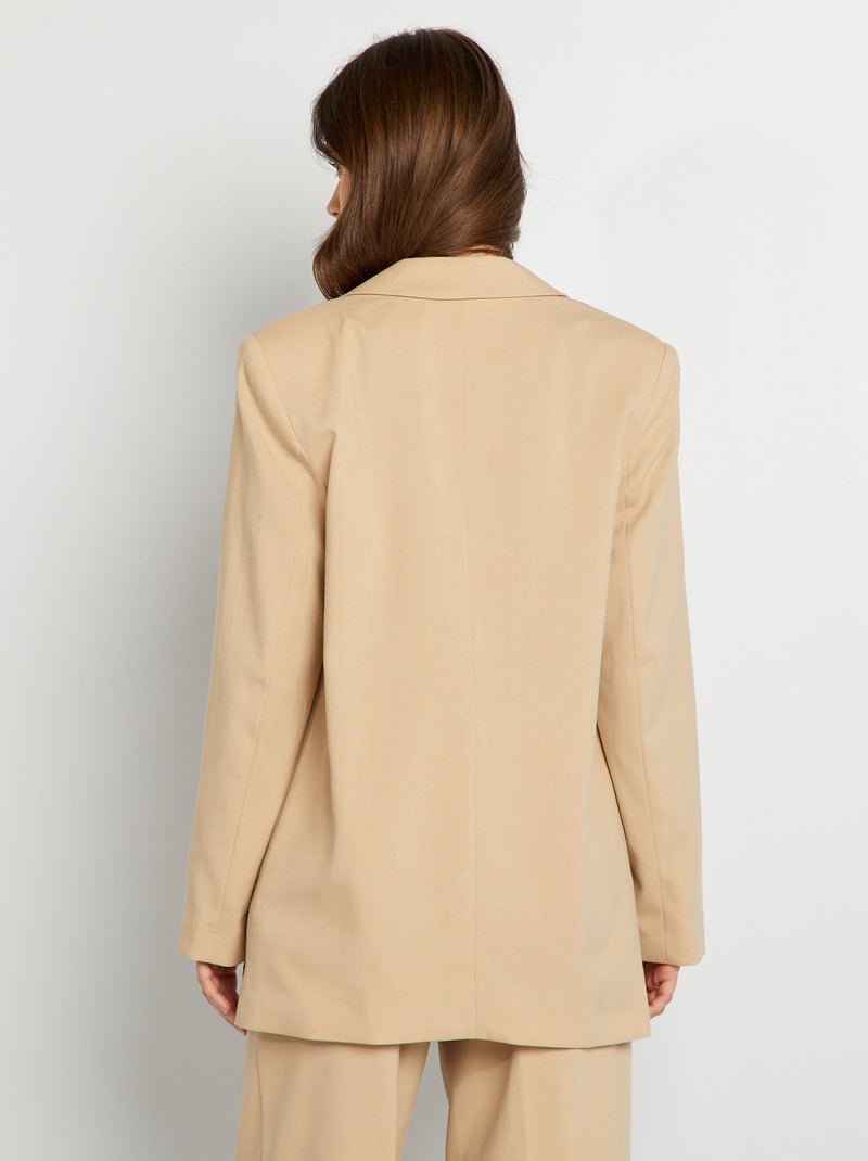 Giacca blazer oversize BEIGE - Kiabi