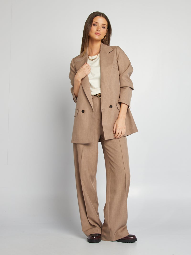 Giacca blazer oversize BEIGE - Kiabi