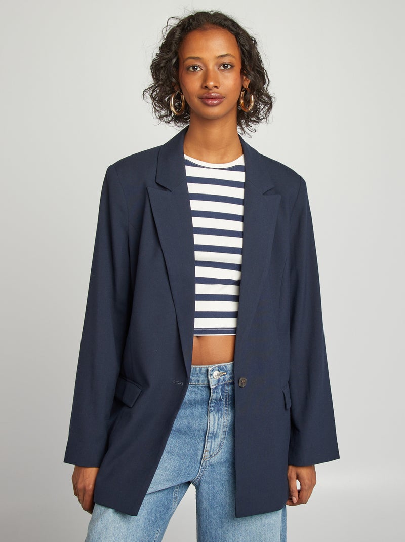 Giacca blazer oversize BLU - Kiabi