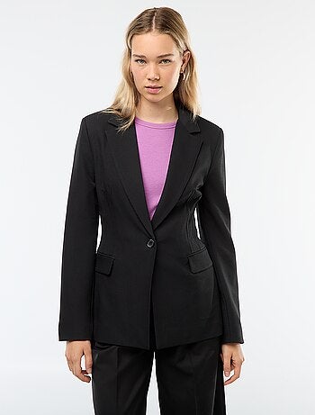 Giacca blazer taglio aderente