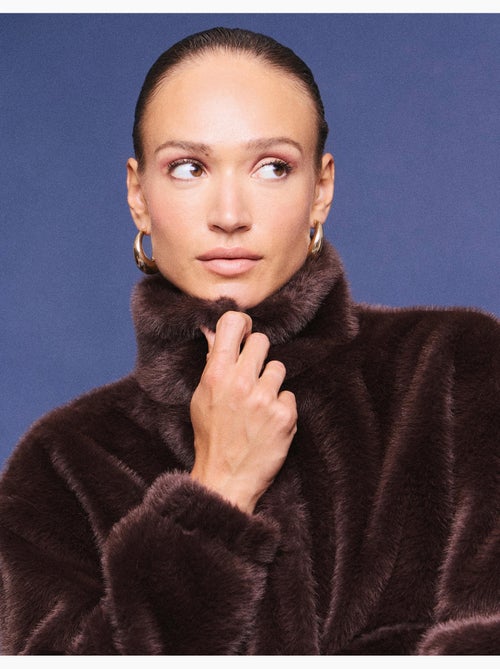 Giacca bomber a effetto pelliccia, mo fashion - Kiabi