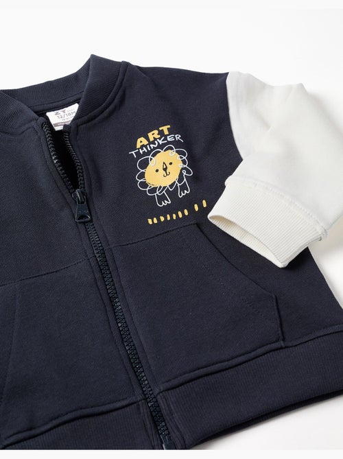 Giacca bomber con stampa di leone - Kiabi