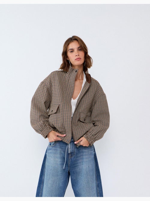 Giacca bomber da check, mo fashion - Kiabi
