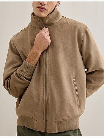 Giacca bomber effetto camoscio, MO Fashion