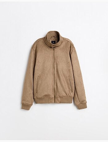 Giacca bomber effetto camoscio, MO Fashion