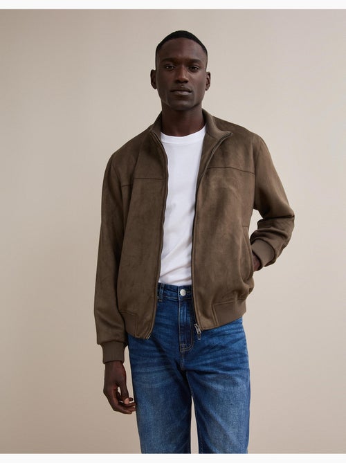 Giacca bomber effetto camoscio, mo fashion - Kiabi