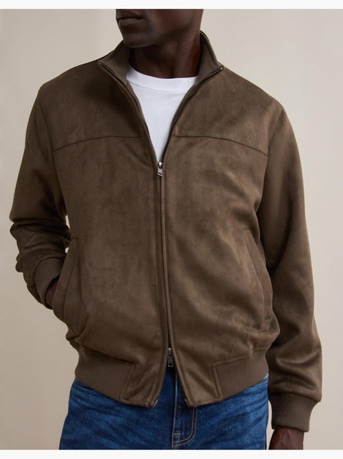 Giacca bomber effetto camoscio, mo fashion - Kiabi