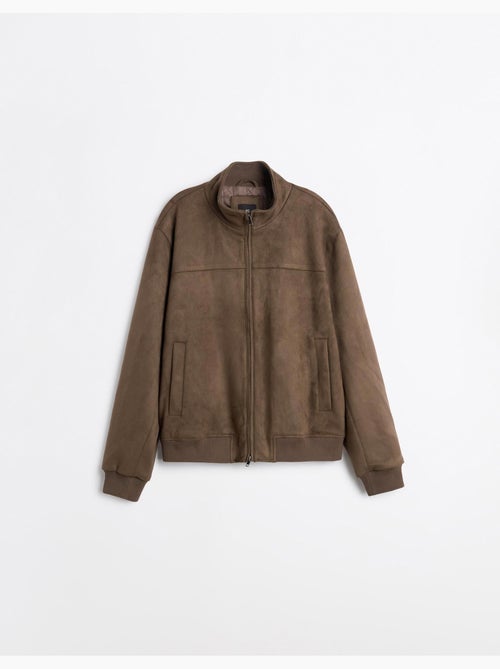 Giacca bomber effetto camoscio, mo fashion - Kiabi