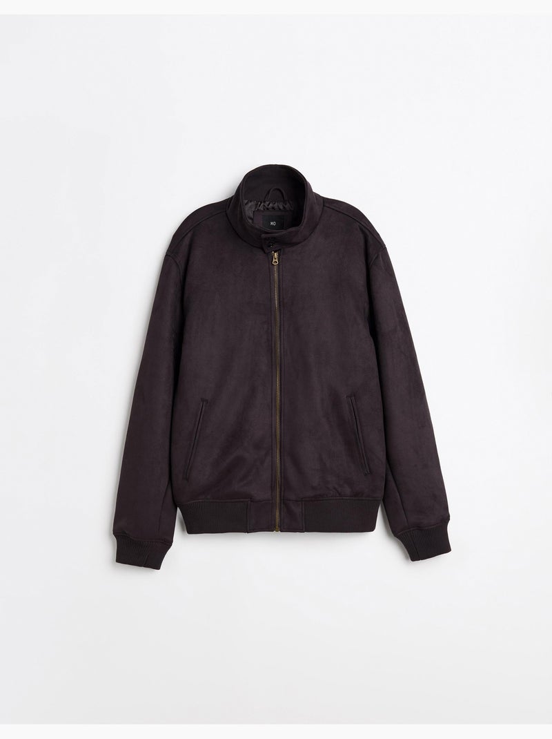 Giacca bomber effetto camoscio, MO Fashion Marrone - Kiabi