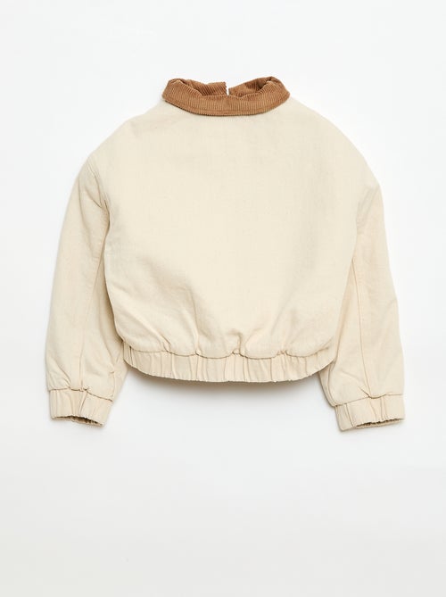 Giacca bomber in denim - Kiabi