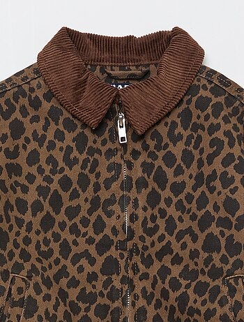 Giacca bomber in denim