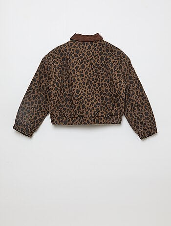 Giacca bomber in denim