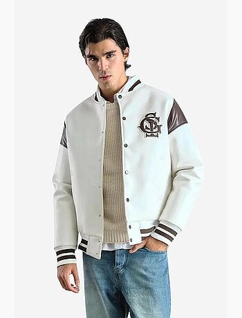 Giacca bomber in ecopelle giesto