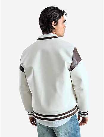 Giacca bomber in ecopelle giesto