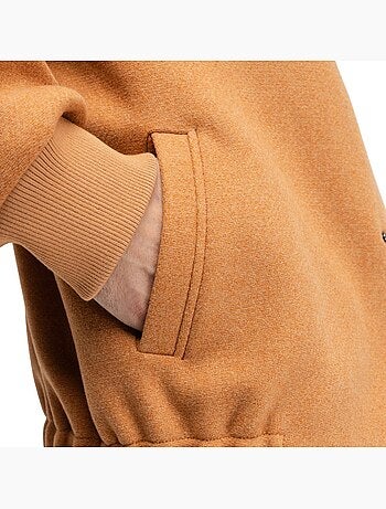 Giacca bomber in lana da uomo uomo gobi camel