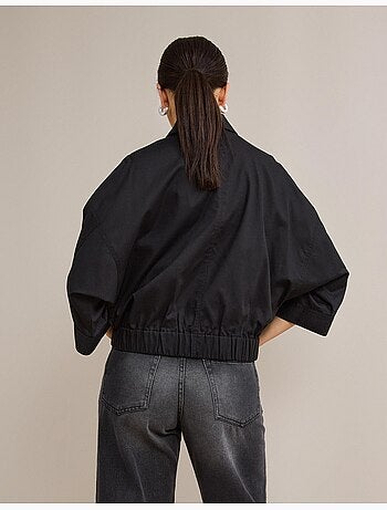 Giacca bomber in lino, mo fashion