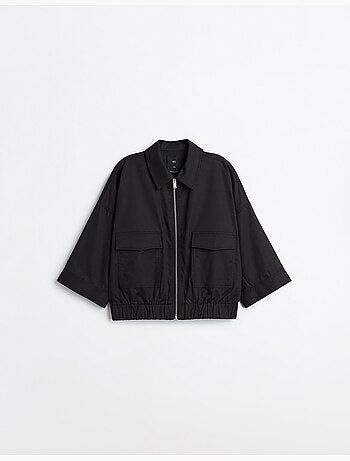 Giacca bomber in lino, mo fashion