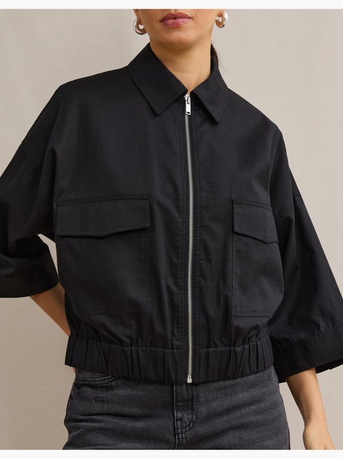 Giacca bomber in lino, mo fashion - Kiabi