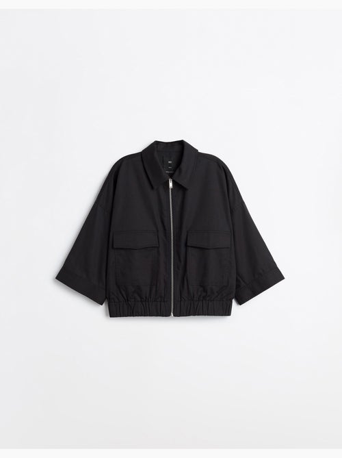 Giacca bomber in lino, mo fashion - Kiabi