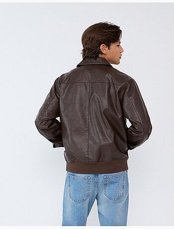 Giacca bomber in pelle, mo fashion