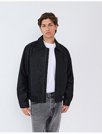 Giacca bomber in pelle, mo fashion