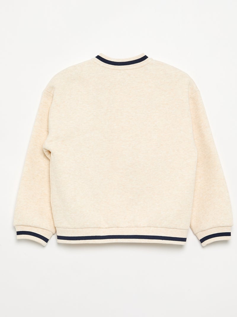 Giacca bomber in pile Beige - Kiabi