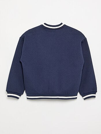 Giacca bomber in pile