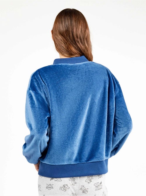 Giacca bomber in tessuto peluche - Kiabi
