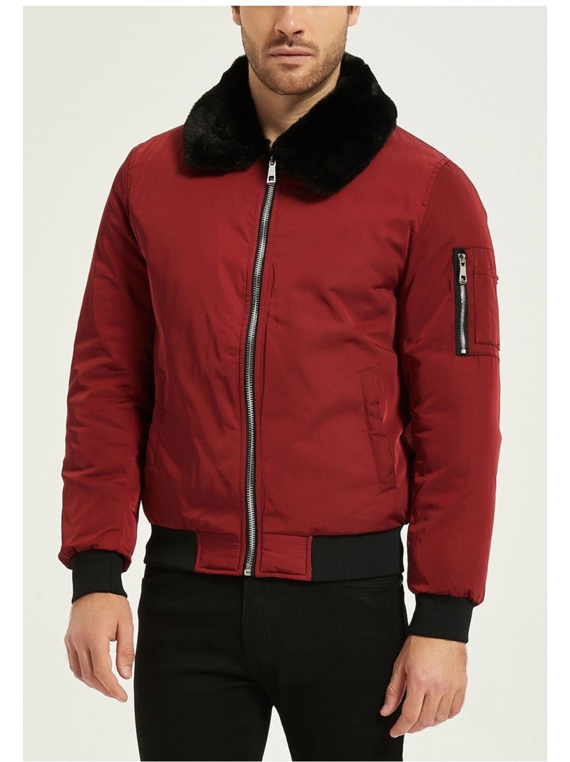 Giacca bomber Kebello Bordeaux - Kiabi