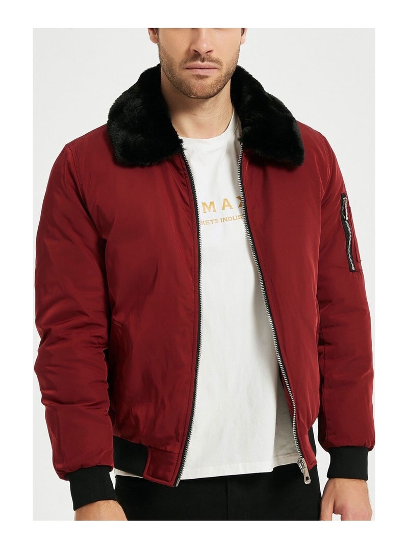 Giacca bomber Kebello Bordeaux - Kiabi