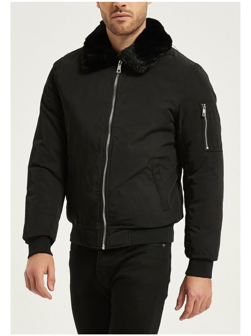 Giacca bomber Kebello Nero Nero - Kiabi