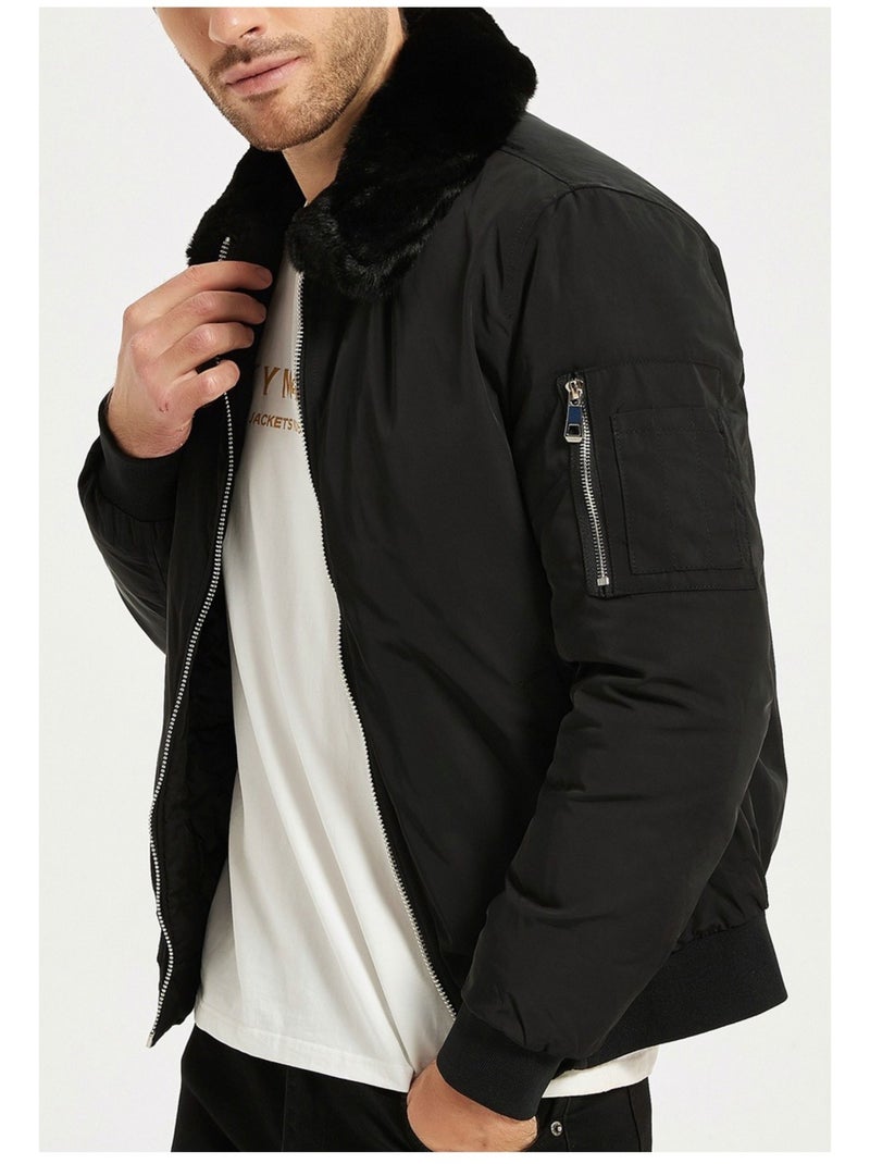 Giacca bomber Kebello Nero Nero - Kiabi