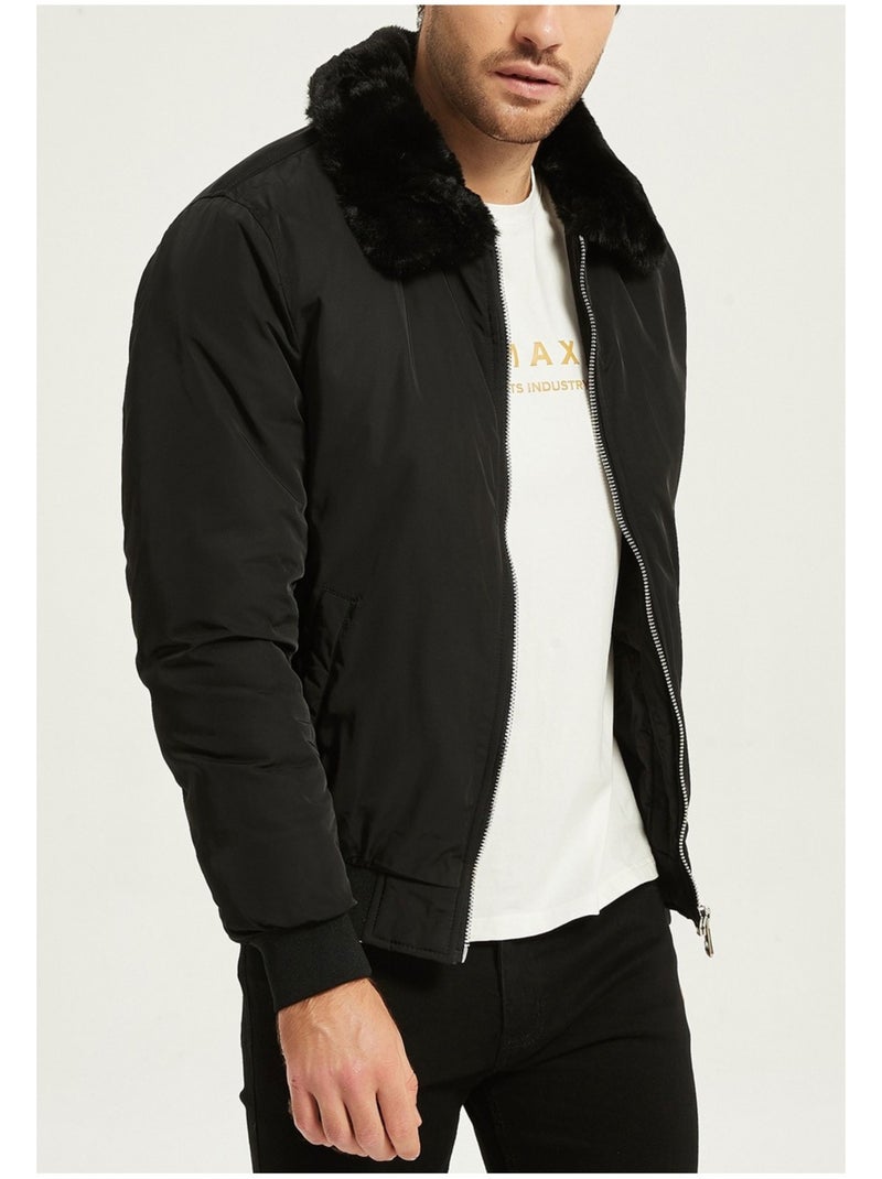 Giacca bomber Kebello Nero Nero - Kiabi
