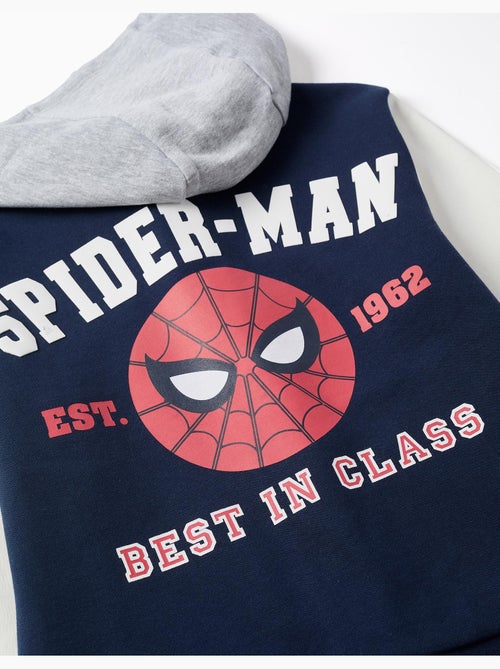 Giacca bomber spazzolata con cappuccio spider-man - Kiabi Giacca bomber spazzolata con cappuccio spider-man - Kiabi