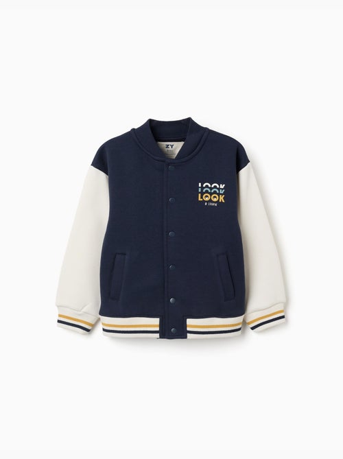 Giacca bomber spazzolata con stampa - Kiabi Giacca bomber spazzolata con stampa - Kiabi