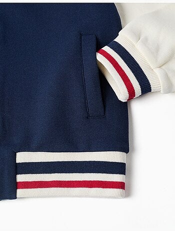 Giacca bomber spazzolata con stampe spider-man