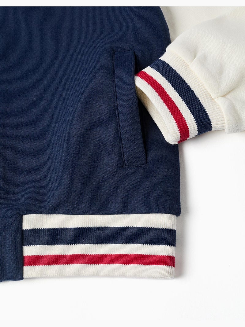Giacca bomber spazzolata con stampe spider-man Blu scuro - Kiabi
