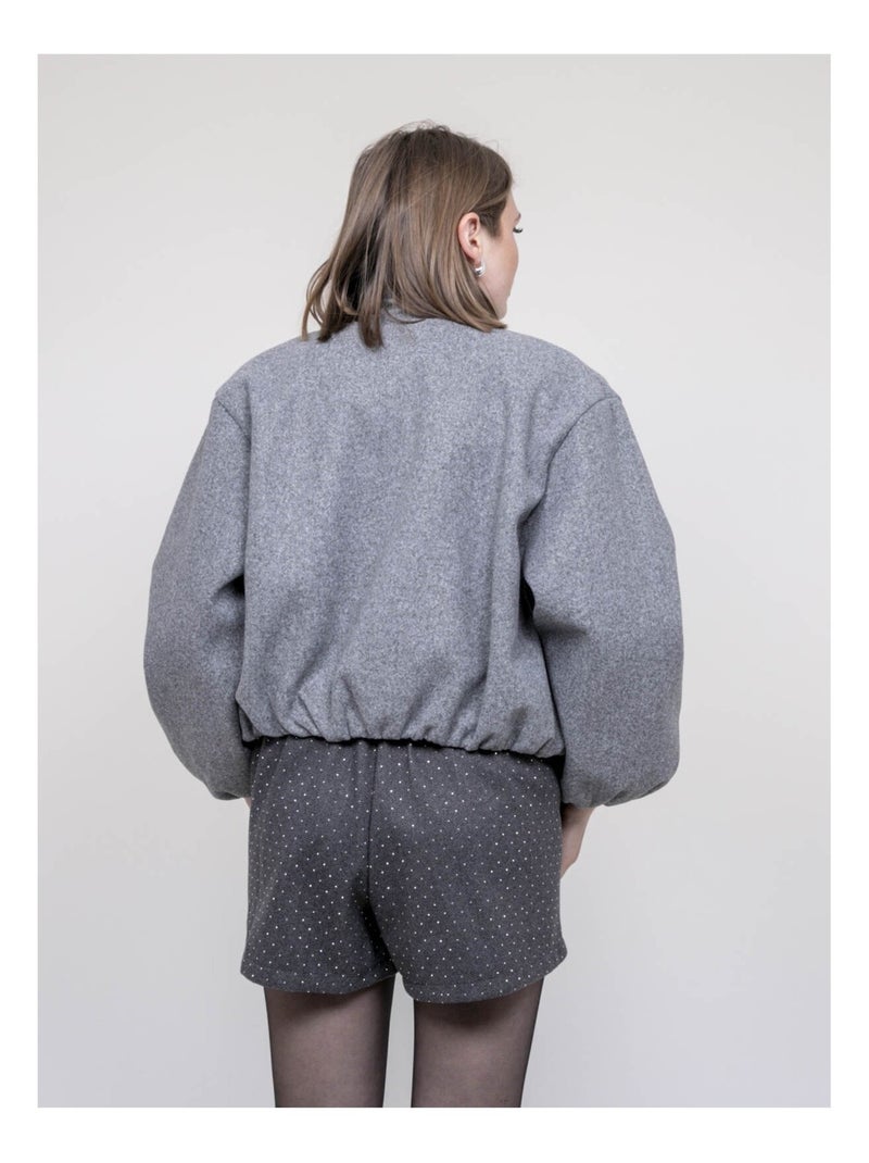 Giacca bombers UBELIA Grigio - Kiabi