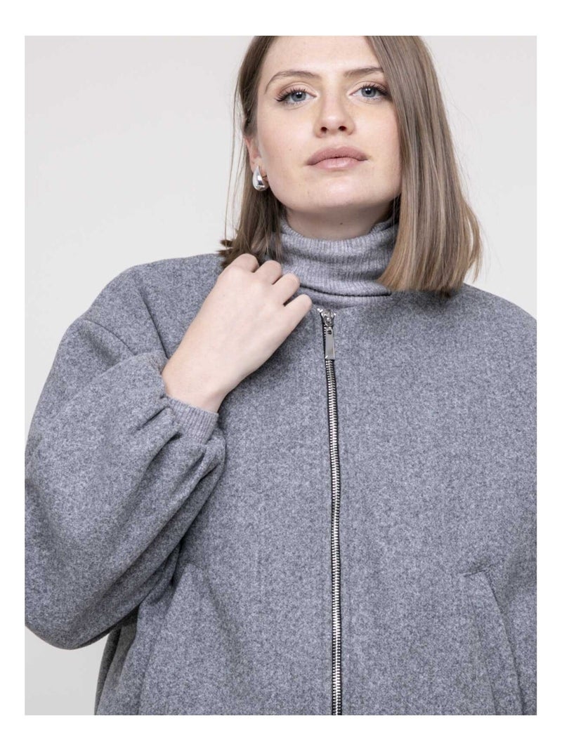 Giacca bombers UBELIA Grigio - Kiabi