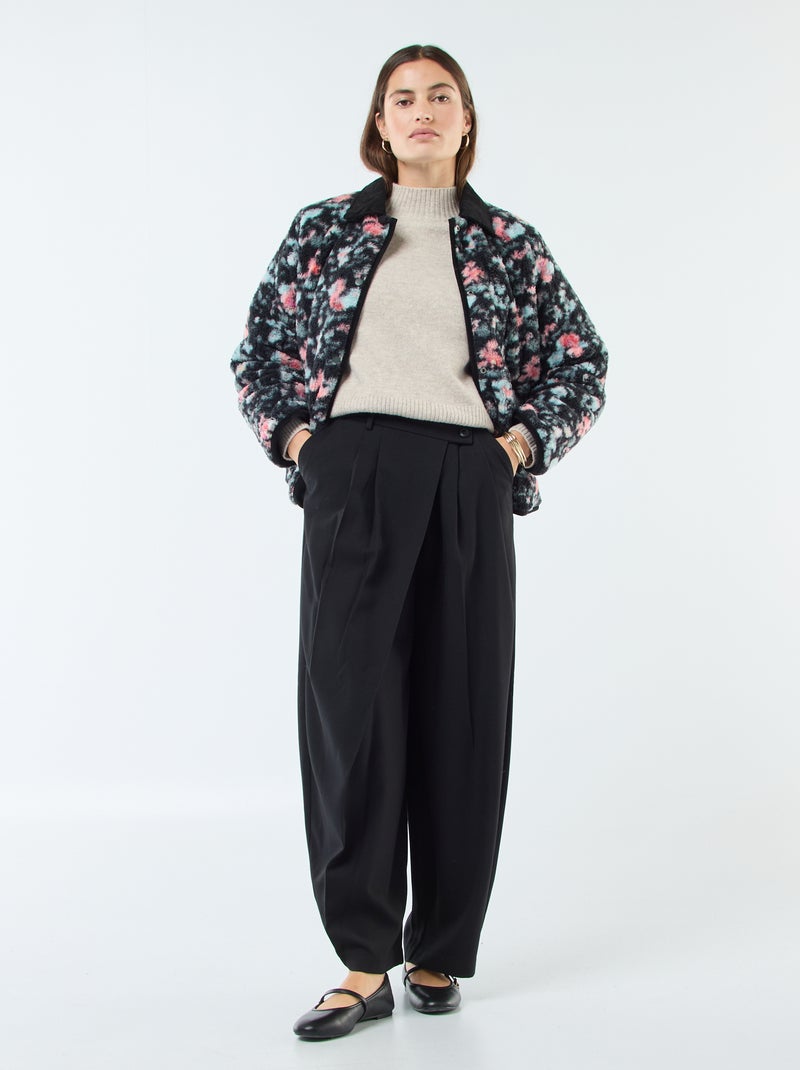 Giacca calda reversibile Kaki - Kiabi