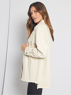 Giacca camicia in denim - Kiabi