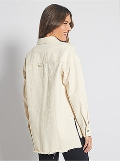 Giacca camicia in denim - Kiabi