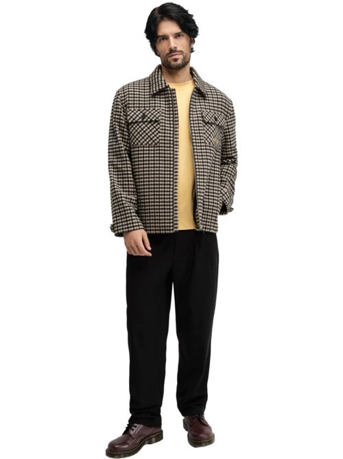 Giacca camicia in lana da uomo uomo taos transformation - Kiabi