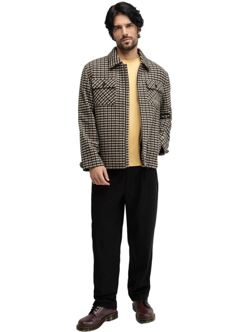 Giacca camicia in lana da uomo uomo taos transformation Multicolore - Kiabi