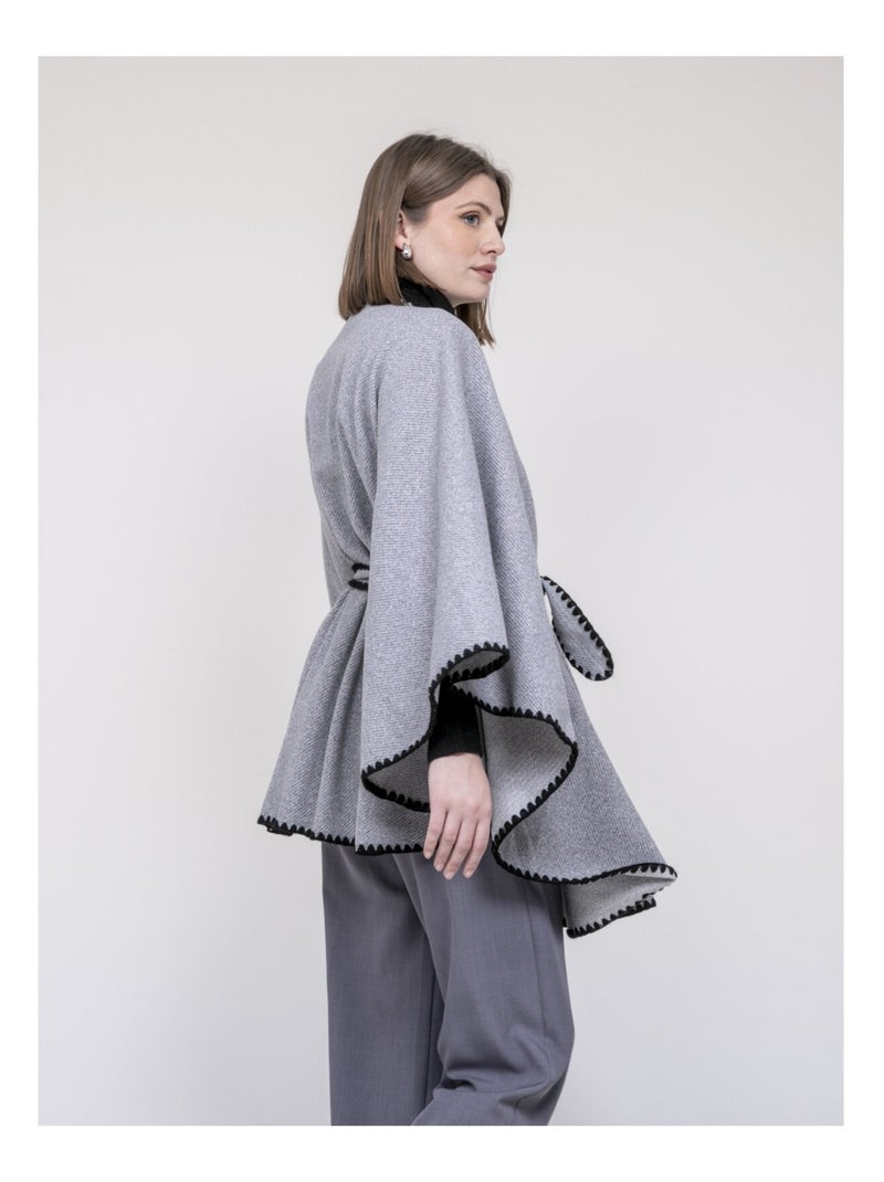 Giacca cape ULILA Grigio - Kiabi