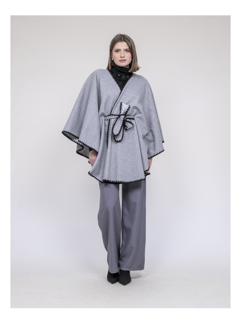 Giacca cape ULILA Grigio - Kiabi