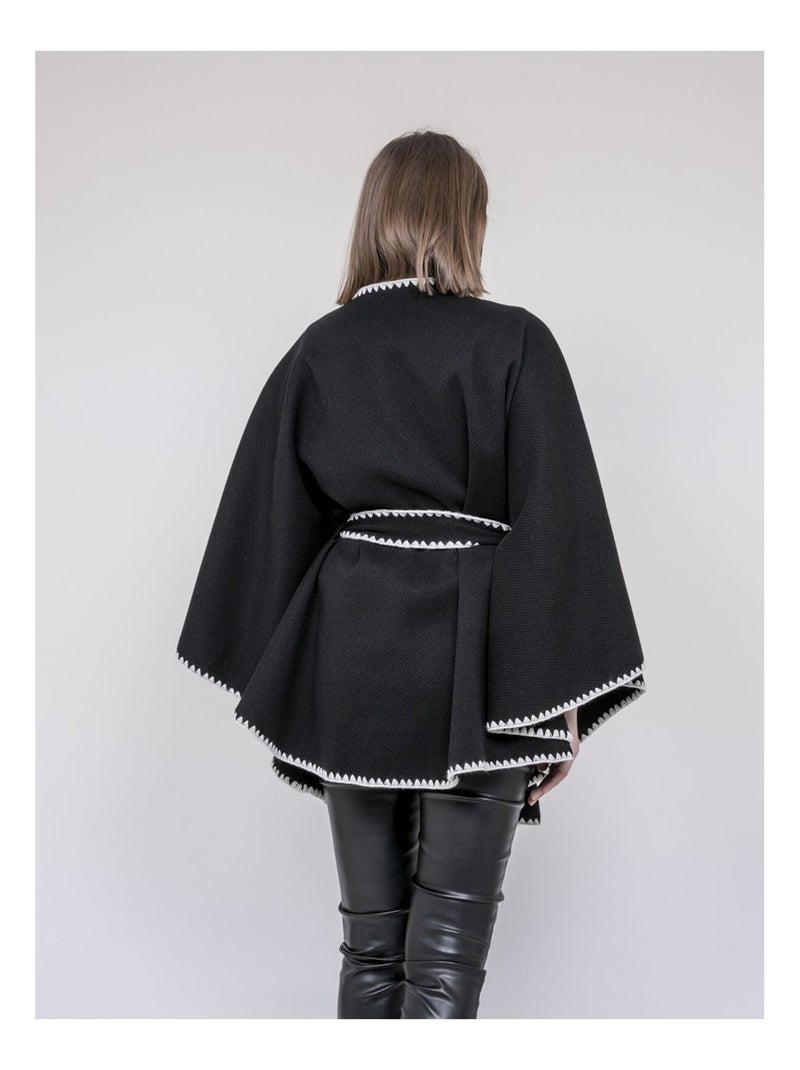 Giacca cape ULILA Nero - Kiabi