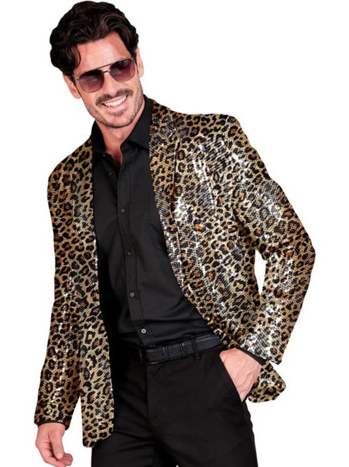 Giacca classica con stampa leopardata per costumi o feste. - Kiabi